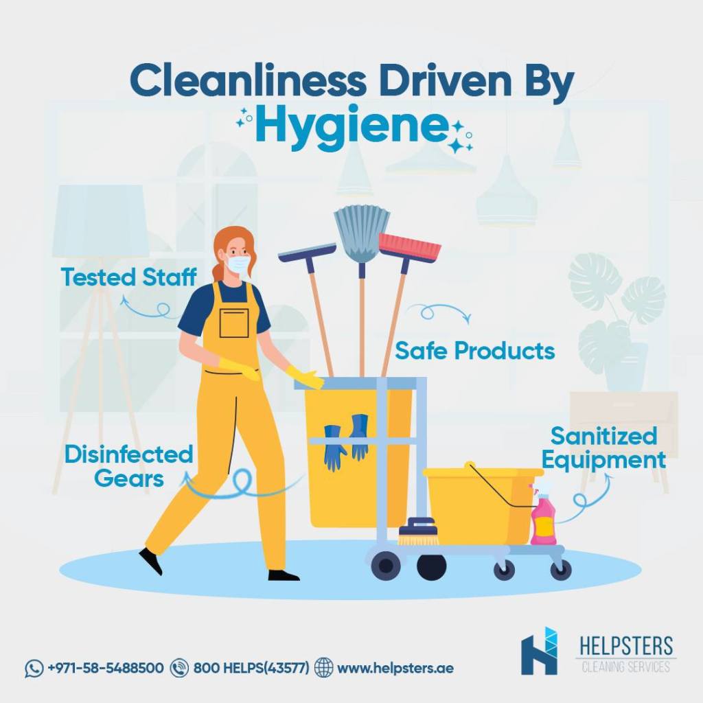 Hygiene is important and desirable because it protects us and others against infection and promotes health.

At Helpsters, we take cleanliness very seriously, and come fully prepared to help you get rid of all germs and bacteria.